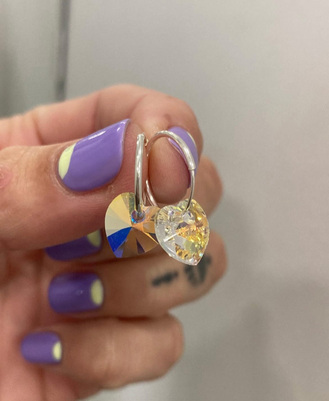 colgante tornasolado plata 925